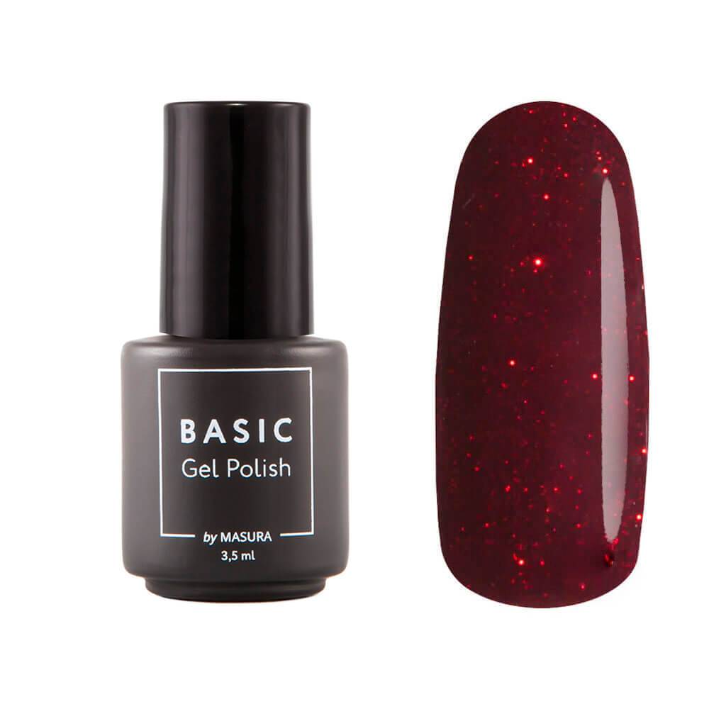 Гель-лак BASIC Искры Бордо, 3,5 мл Гель-лак BASIC Искры Бордо, 3,5 мл