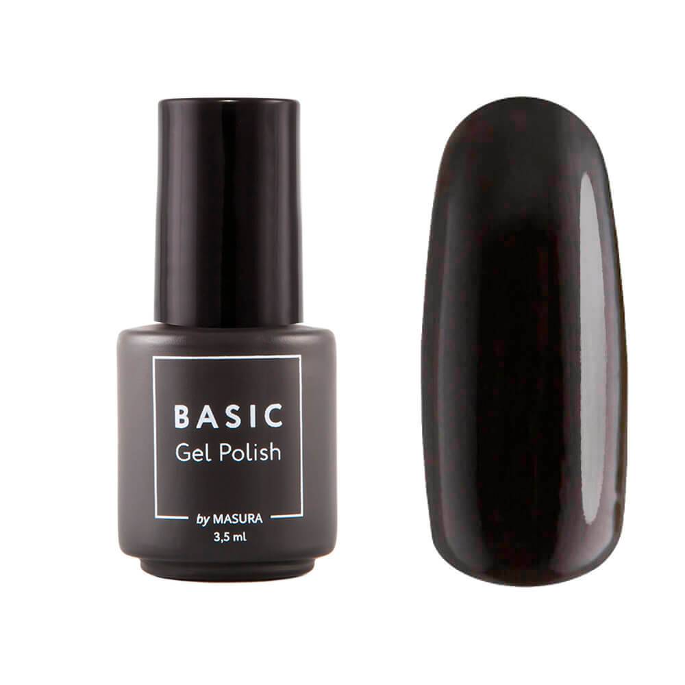 Гель-лак BASIC Черный Кобальт, 3,5 мл Гель-лак BASIC Черный Кобальт, 3,5 мл