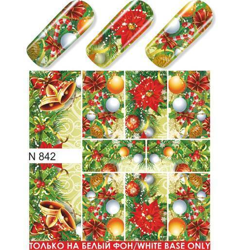 Слайдер для дизайна ногтей MILV N 842 Слайдер для дизайна ногтей MILV N 842