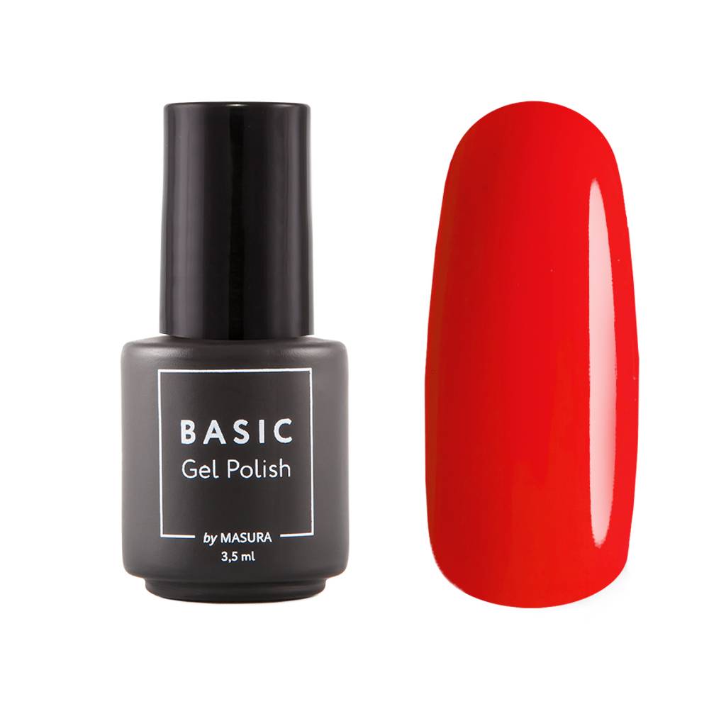Гель-лак BASIC Позитивный Коралл, 3,5 мл Гель-лак BASIC Позитивный Коралл, 3,5 мл