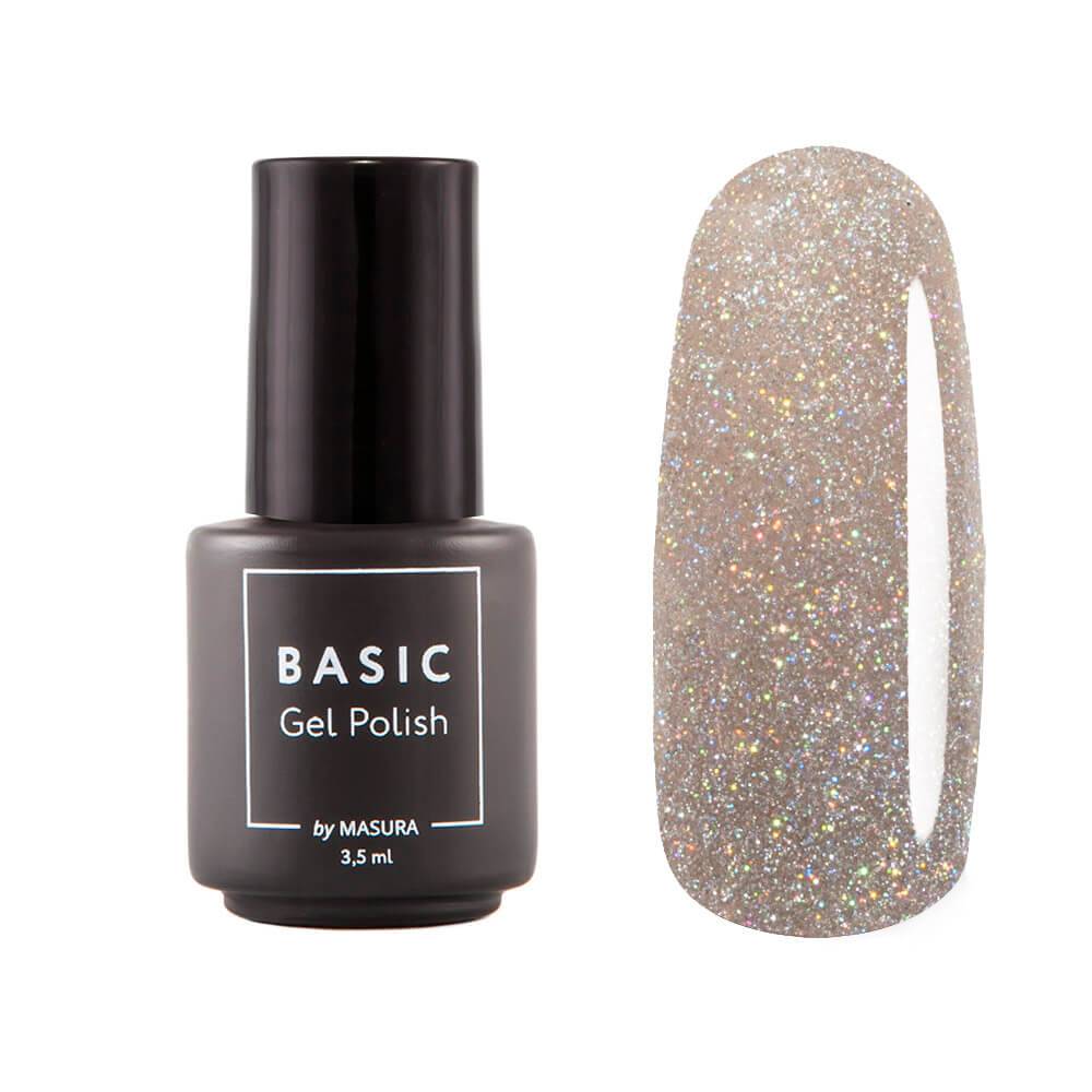 Гель-лак BASIC Голографический Нюд, 3,5 мл Гель-лак BASIC Голографический Нюд, 3,5 мл