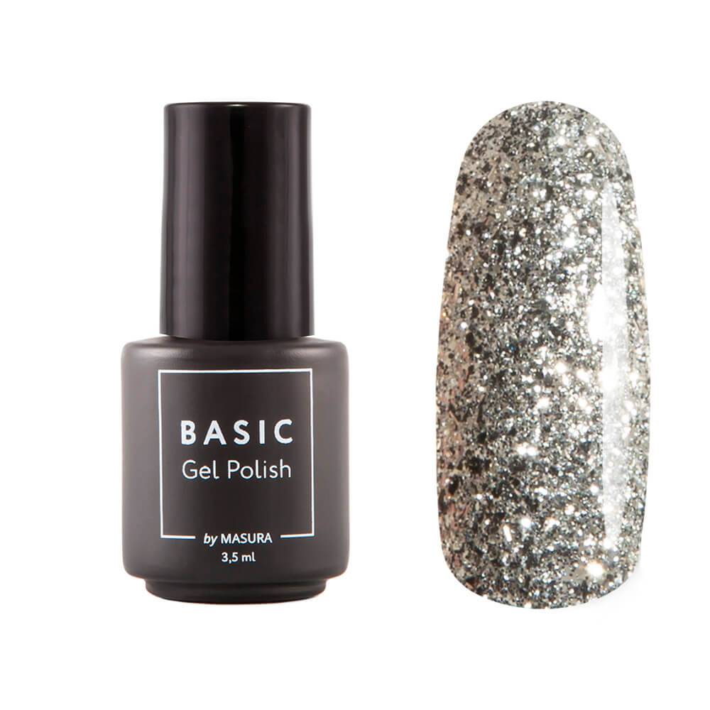 Гель-лак BASIC Лунные Искорки, 3,5 мл Гель-лак BASIC Лунные Искорки, 3,5 мл