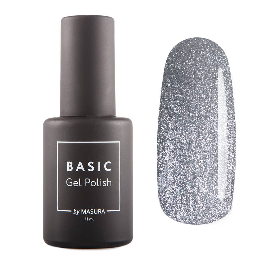 Гель-лак BASIC Вулканическое Серебро, 11 мл Гель-лак BASIC Вулканическое Серебро, 11 мл