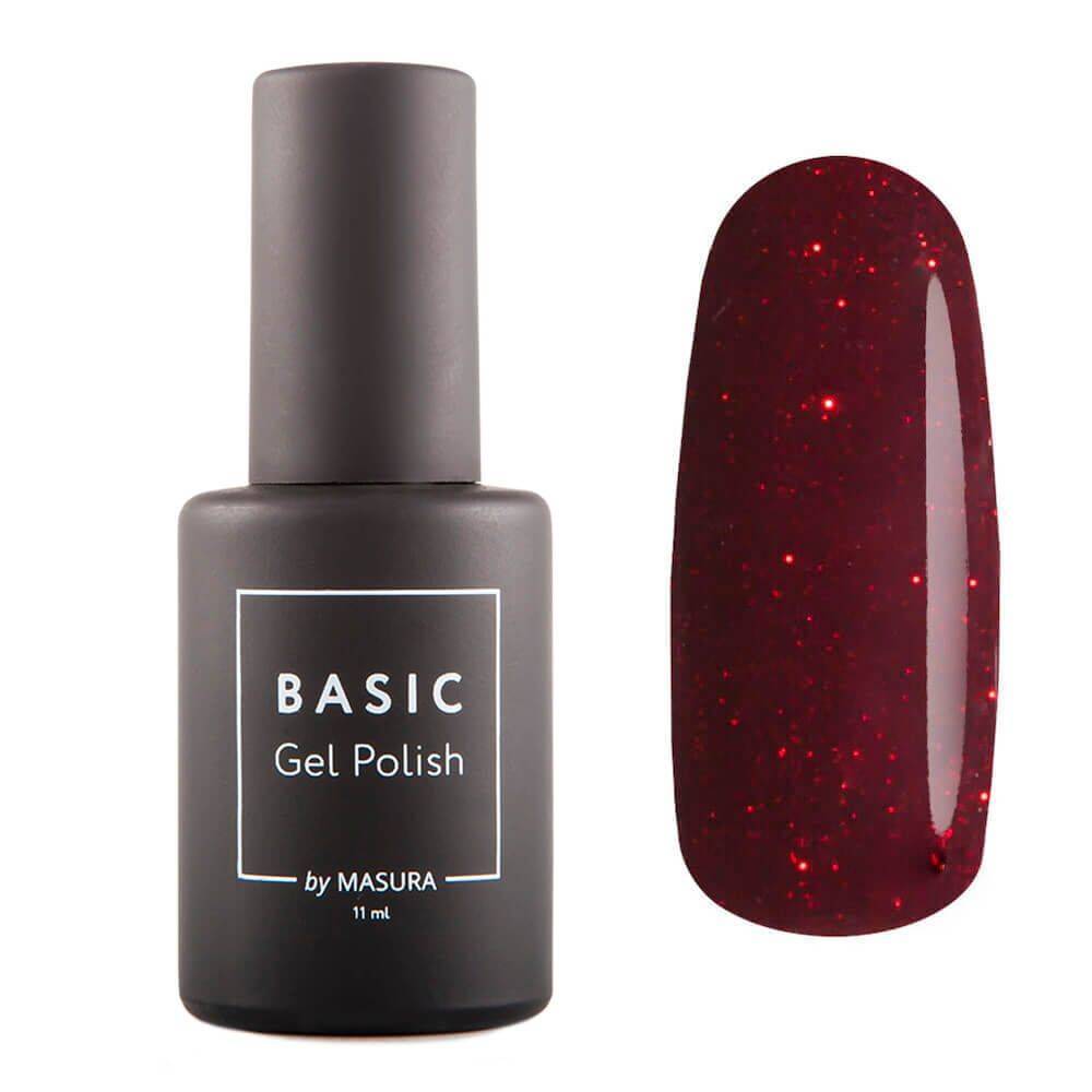 Гель-лак BASIC Искры Бордо, 11 мл Гель-лак BASIC Искры Бордо, 11 мл